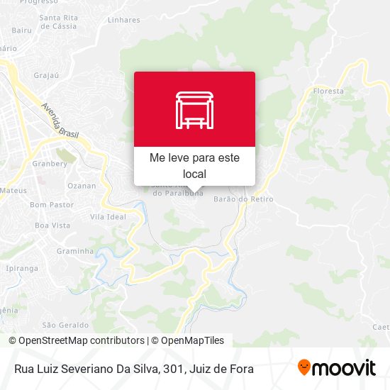 Rua Luiz Severiano Da Silva, 301 mapa