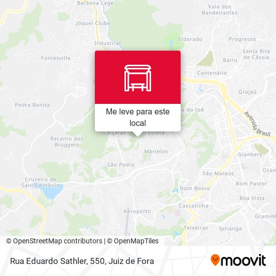 Rua Eduardo Sathler, 550 mapa
