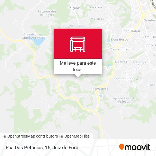 Rua Das Petúnias, 16 mapa