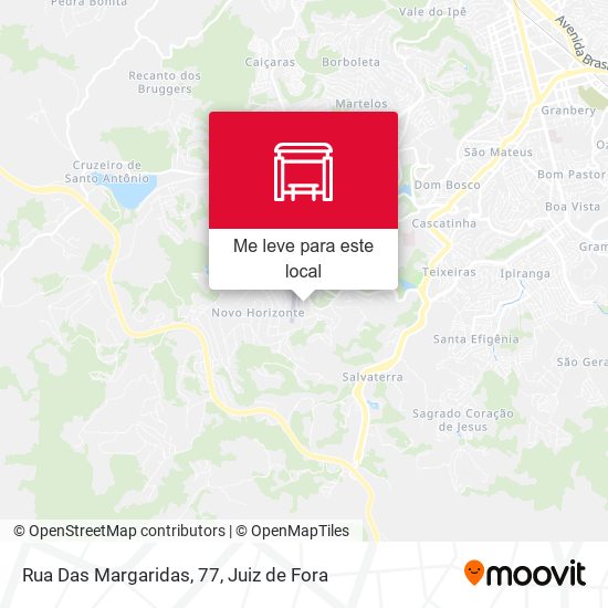 Rua Das Margaridas, 77 mapa