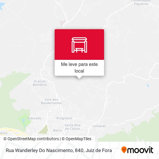 Rua Wanderley Do Nascimento, 840 mapa