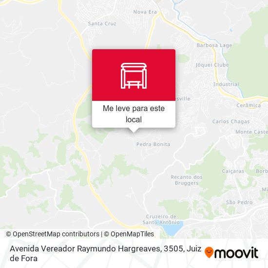 Avenida Vereador Raymundo Hargreaves, 3505 mapa