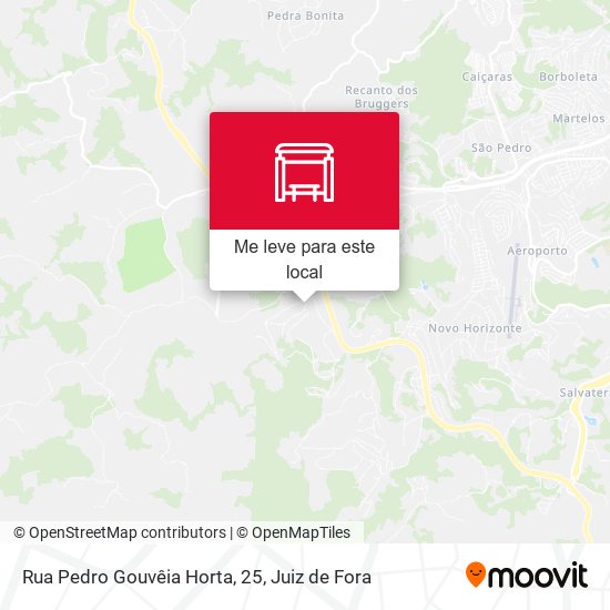 Rua Pedro Gouvêia Horta, 25 mapa