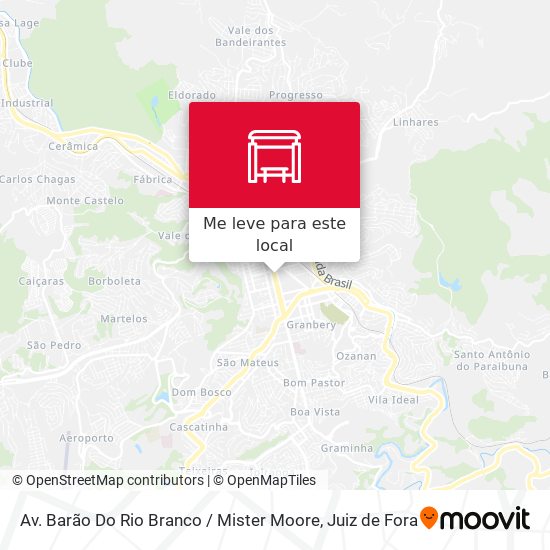 Av. Barão Do Rio Branco / Mister Moore mapa