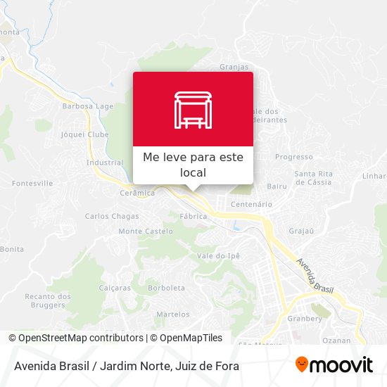 Avenida Brasil / Jardim Norte mapa