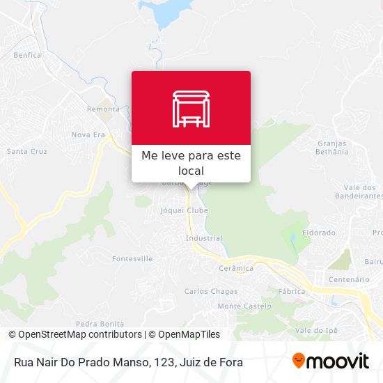 Rua Nair Do Prado Manso, 123 mapa