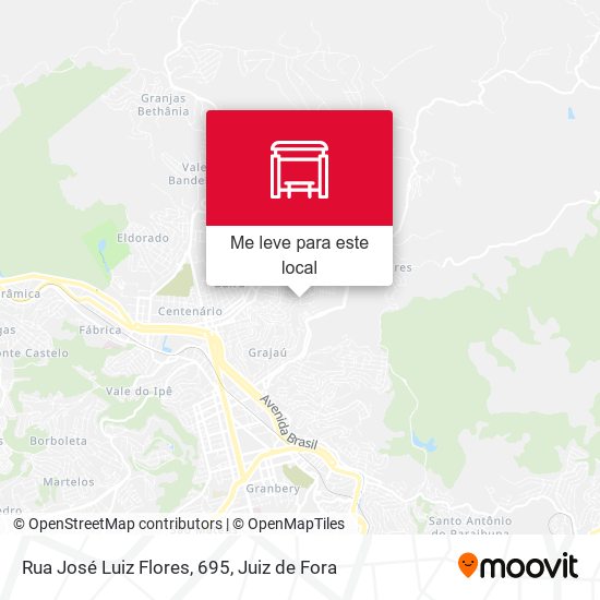 Rua José Luiz Flores, 695 mapa