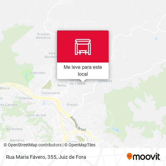 Rua Maria Fávero, 355 mapa