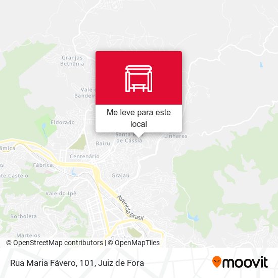 Rua Maria Fávero, 101 mapa