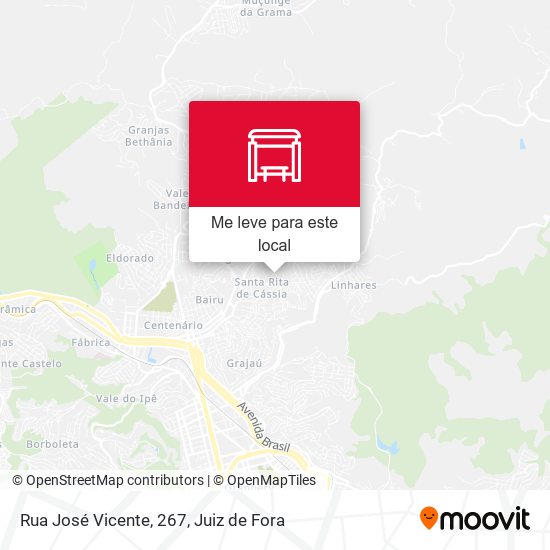 Rua José Vicente, 267 mapa