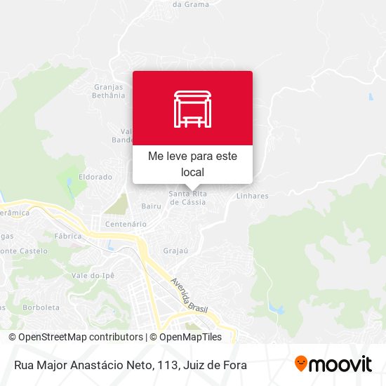 Rua Major Anastácio Neto, 113 mapa