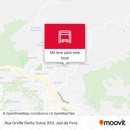 Rua Orville Derby Dutra, 855 mapa