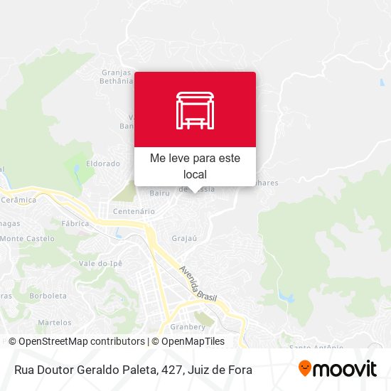 Rua Doutor Geraldo Paleta, 427 mapa