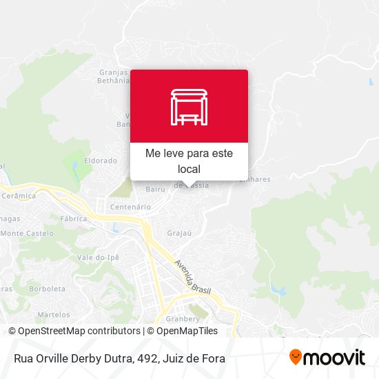 Rua Orville Derby Dutra, 492 mapa