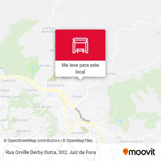 Rua Orville Derby Dutra, 302 mapa