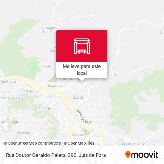 Rua Doutor Geraldo Paleta, 290 mapa