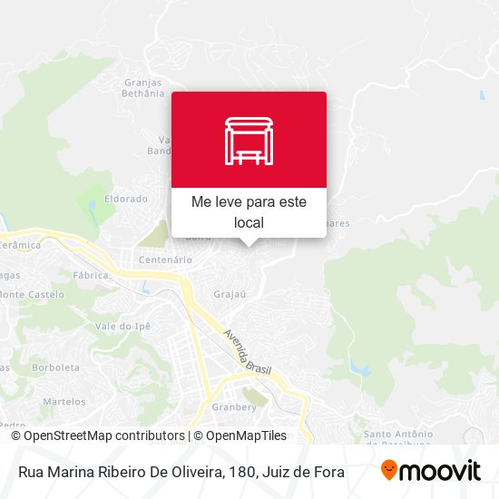 Rua Marina Ribeiro De Oliveira, 180 mapa