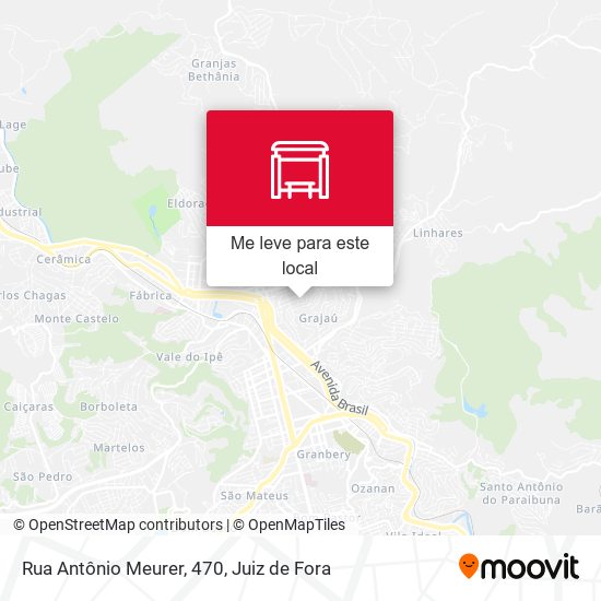 Rua Antônio Meurer, 470 mapa