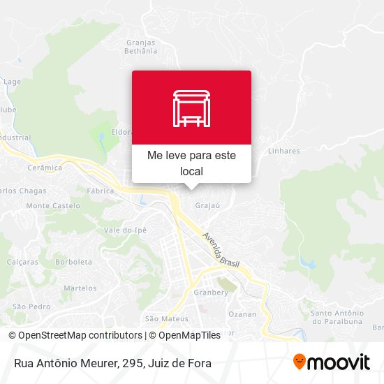 Rua Antônio Meurer, 295 mapa