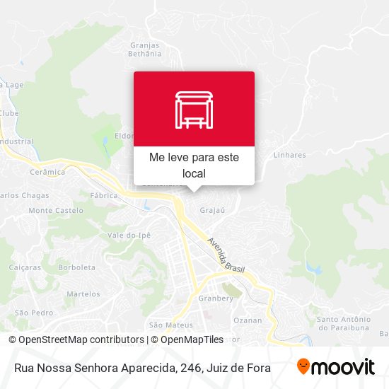 Rua Nossa Senhora Aparecida, 246 mapa