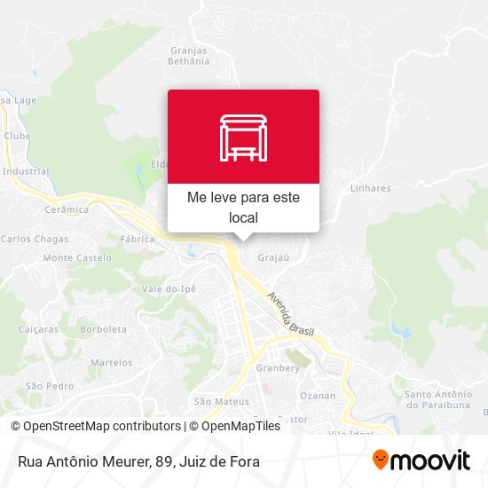 Rua Antônio Meurer, 89 mapa