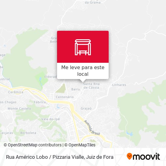 Rua Américo Lobo / Pizzaria Vialle mapa