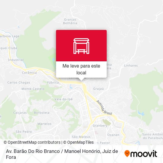 Av. Barão Do Rio Branco / Manoel Honório mapa