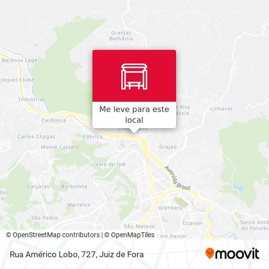 Rua Américo Lobo, 727 mapa