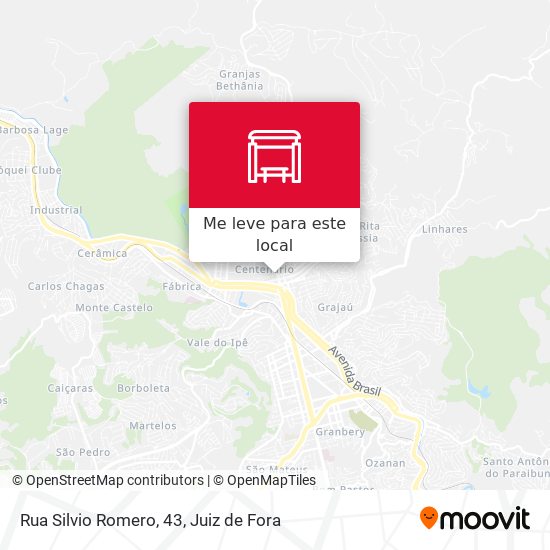 Rua Silvio Romero, 43 mapa