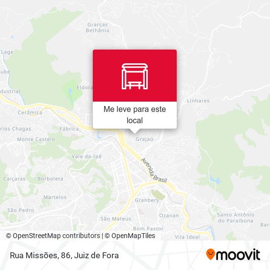 Rua Missões, 86 mapa