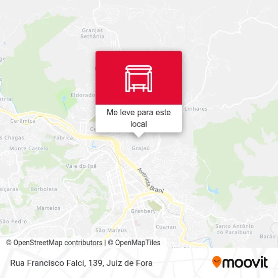 Rua Francisco Falci, 139 mapa