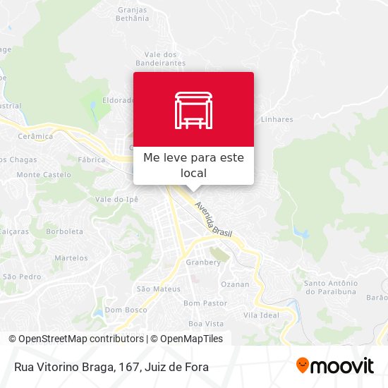 Rua Vitorino Braga, 167 mapa