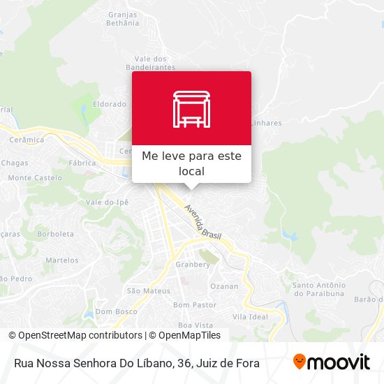 Rua Nossa Senhora Do Líbano, 36 mapa