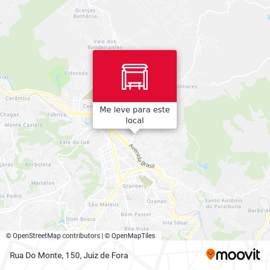 Rua Do Monte, 150 mapa