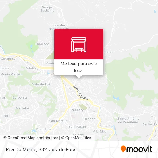 Rua Do Monte, 332 mapa