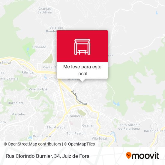 Rua Clorindo Burnier, 34 mapa