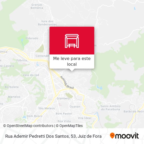 Rua Ademir Pedretti Dos Santos, 53 mapa