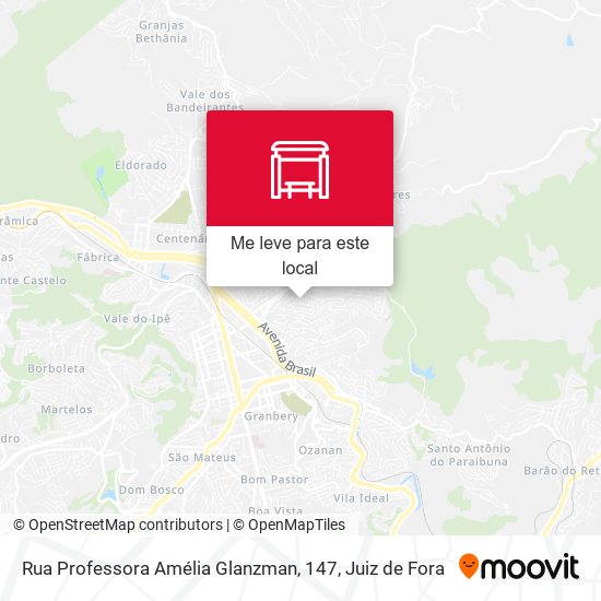 Rua Professora Amélia Glanzman, 147 mapa