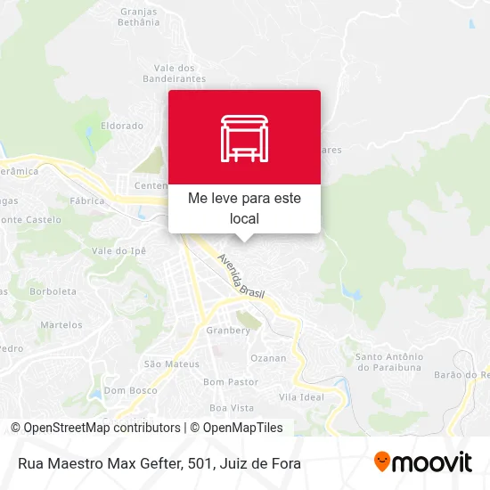 Rua Maestro Max Gefter, 501 mapa