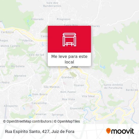 Rua Espírito Santo, 427 mapa