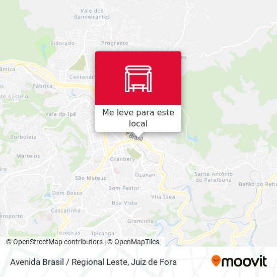 Avenida Brasil / Regional Leste mapa