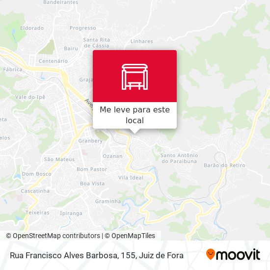 Rua Francisco Alves Barbosa, 155 mapa