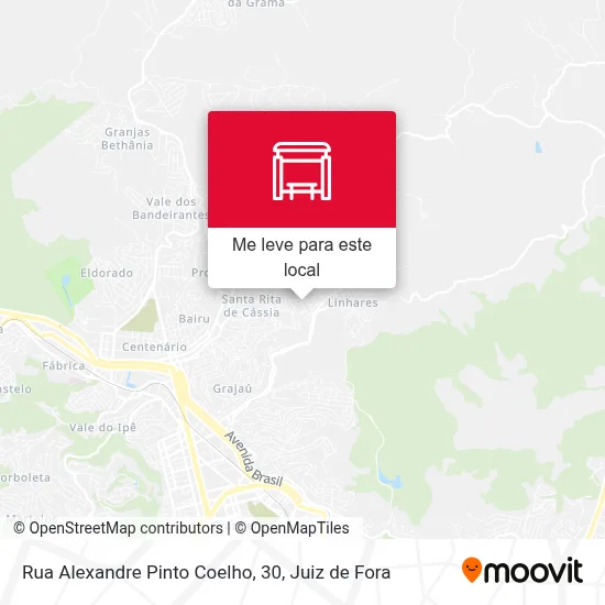 Rua Alexandre Pinto Coelho, 30 mapa