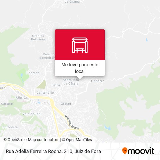 Rua Adélia Ferreira Rocha, 210 mapa