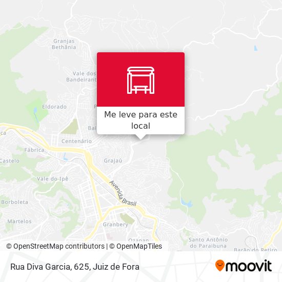 Rua Diva Garcia, 625 mapa