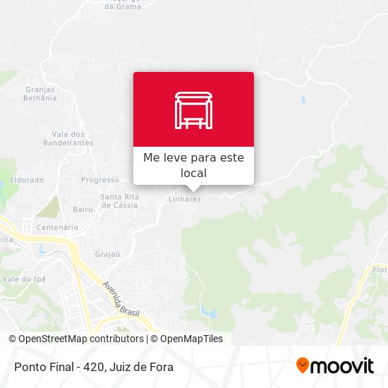 Ponto Final - 420 mapa