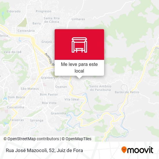 Rua José Mazocoli, 52 mapa