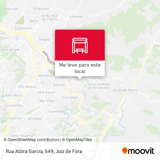 Rua Alzira García, 649 mapa