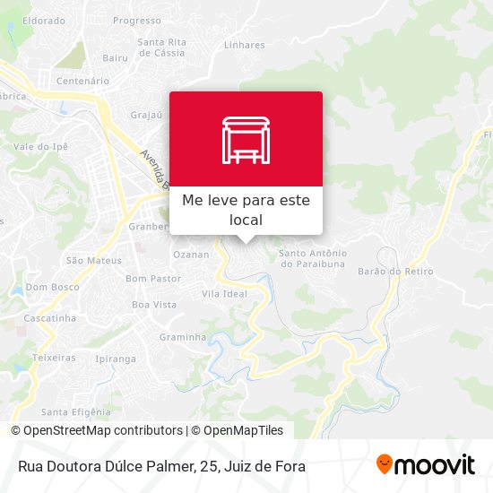Rua Doutora Dúlce Palmer, 25 mapa