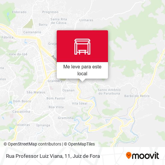 Rua Professor Luiz Viana, 11 mapa